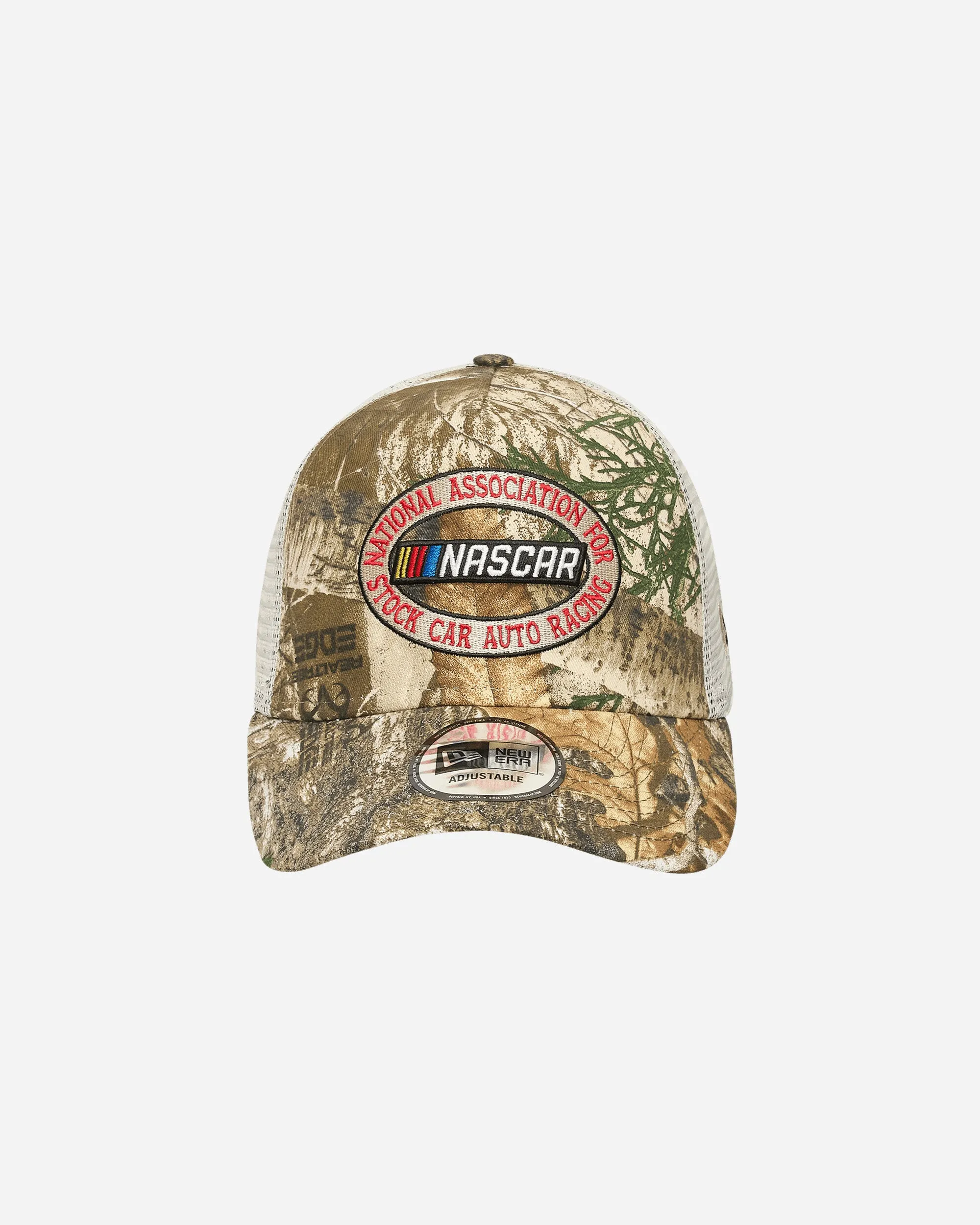 A-Frame Trucker Nascar Classics Camo Cap Green