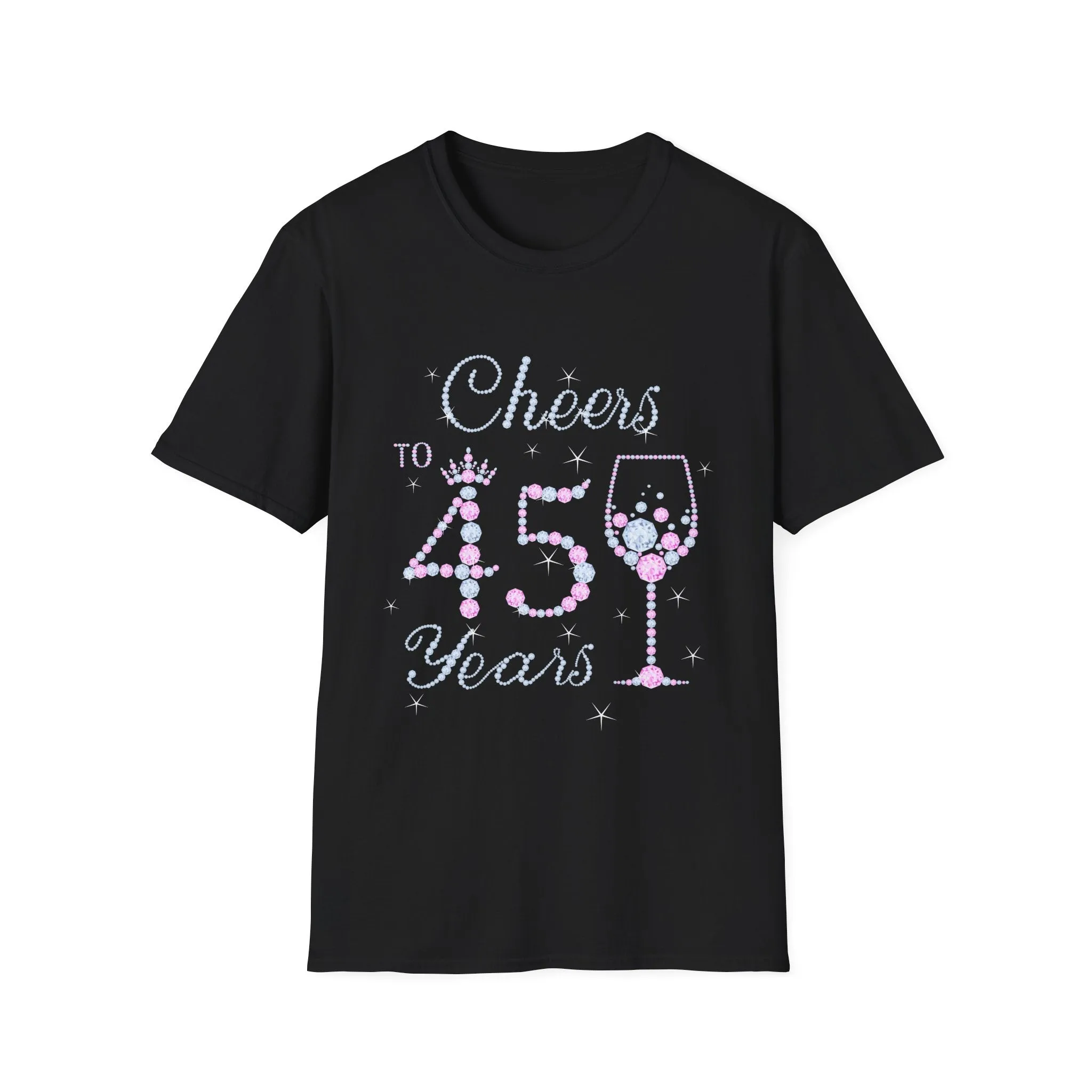 Cheers 45 Birthday Tee