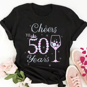 Cheers 50 Birthday Tee