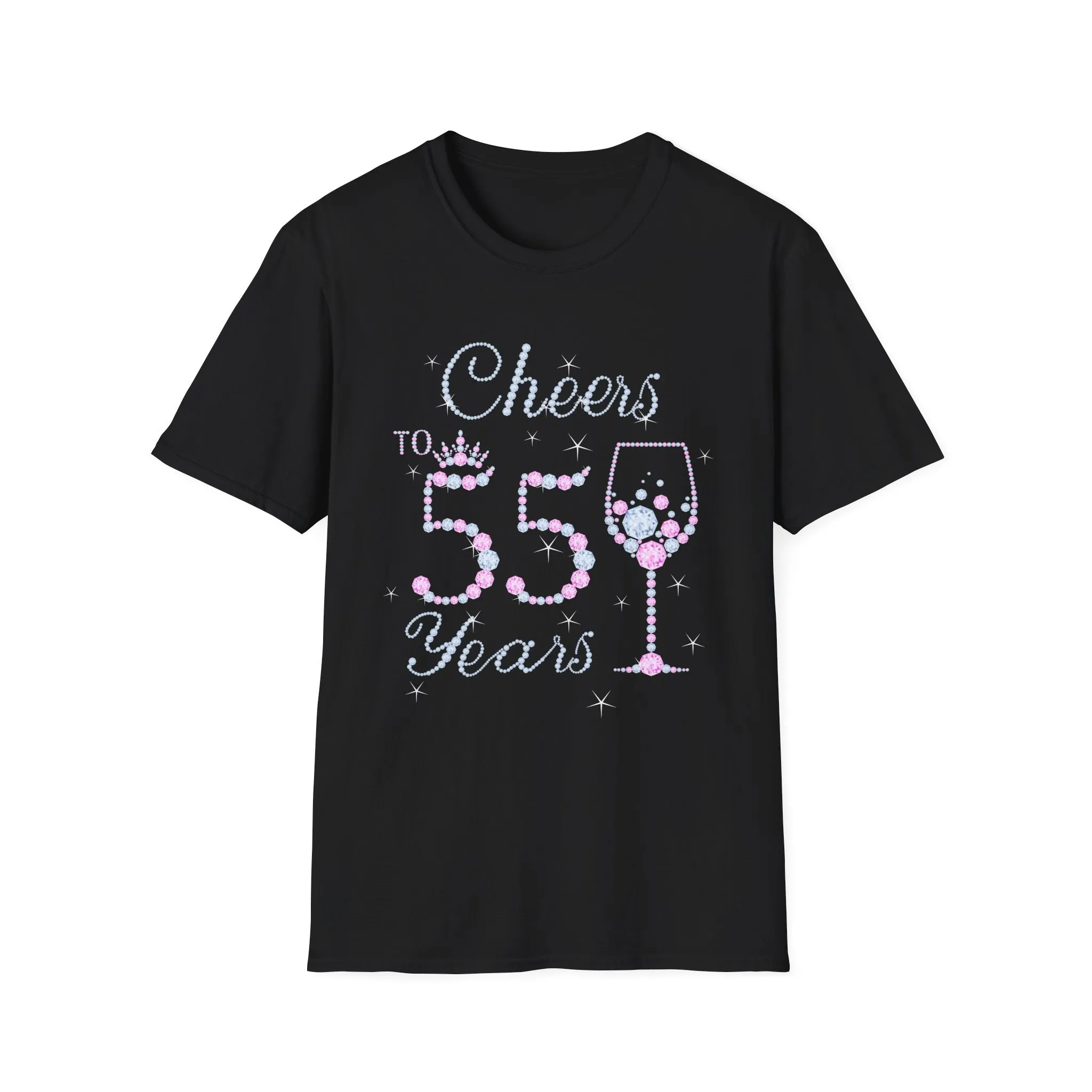 Cheers 55 Birthday Tee