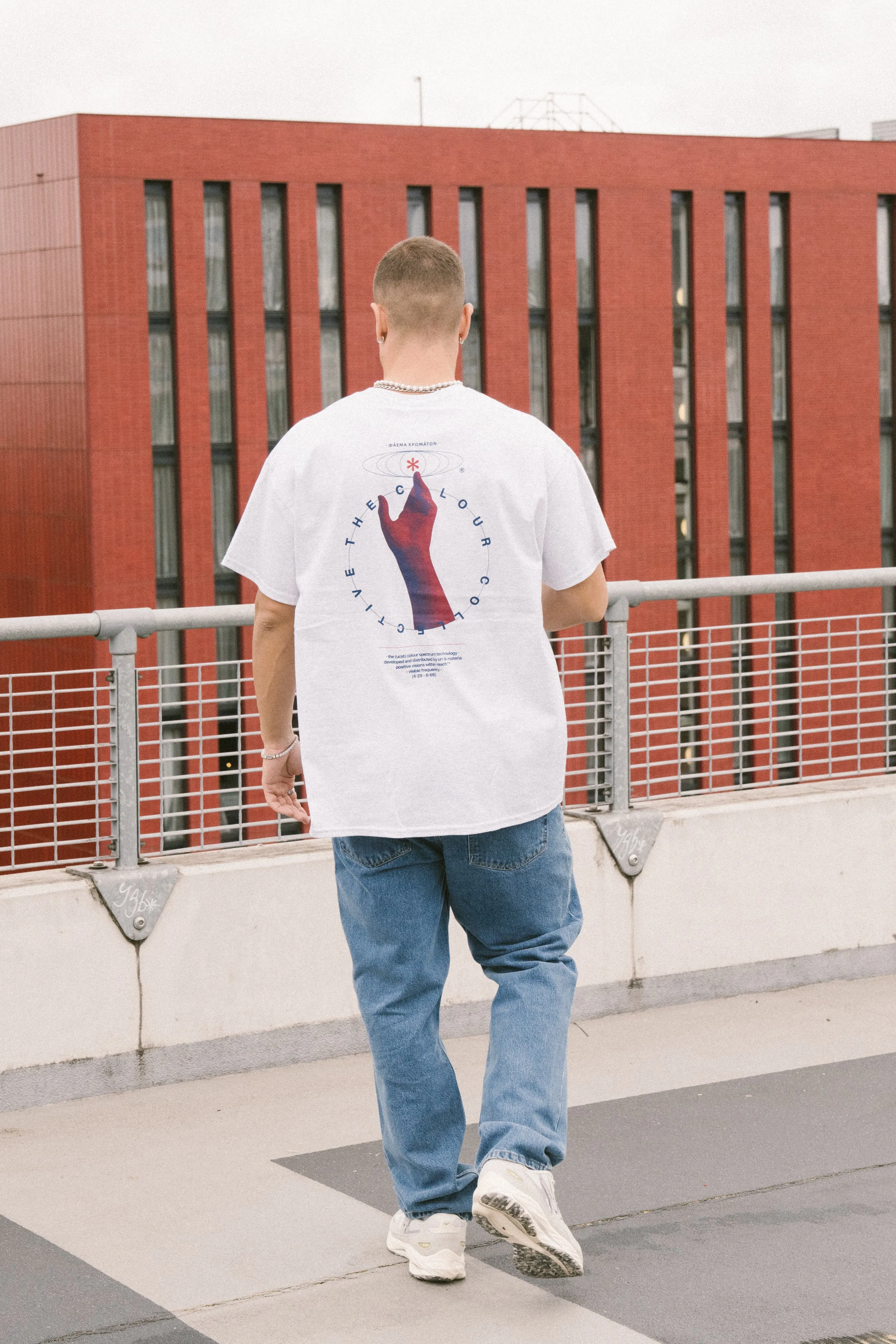 Colour Collective 'Reach' Tee - Ash