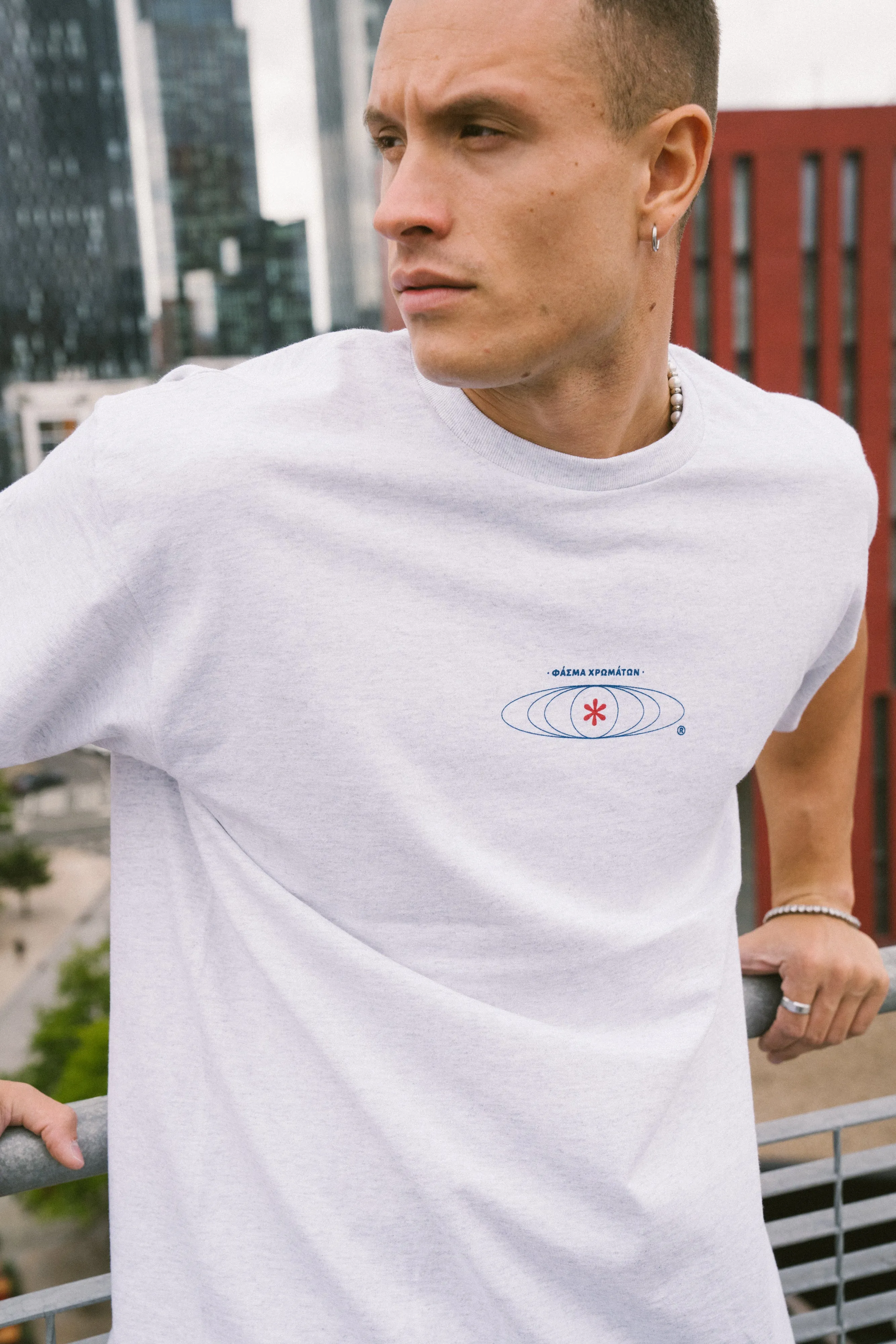 Colour Collective 'Reach' Tee - Ash