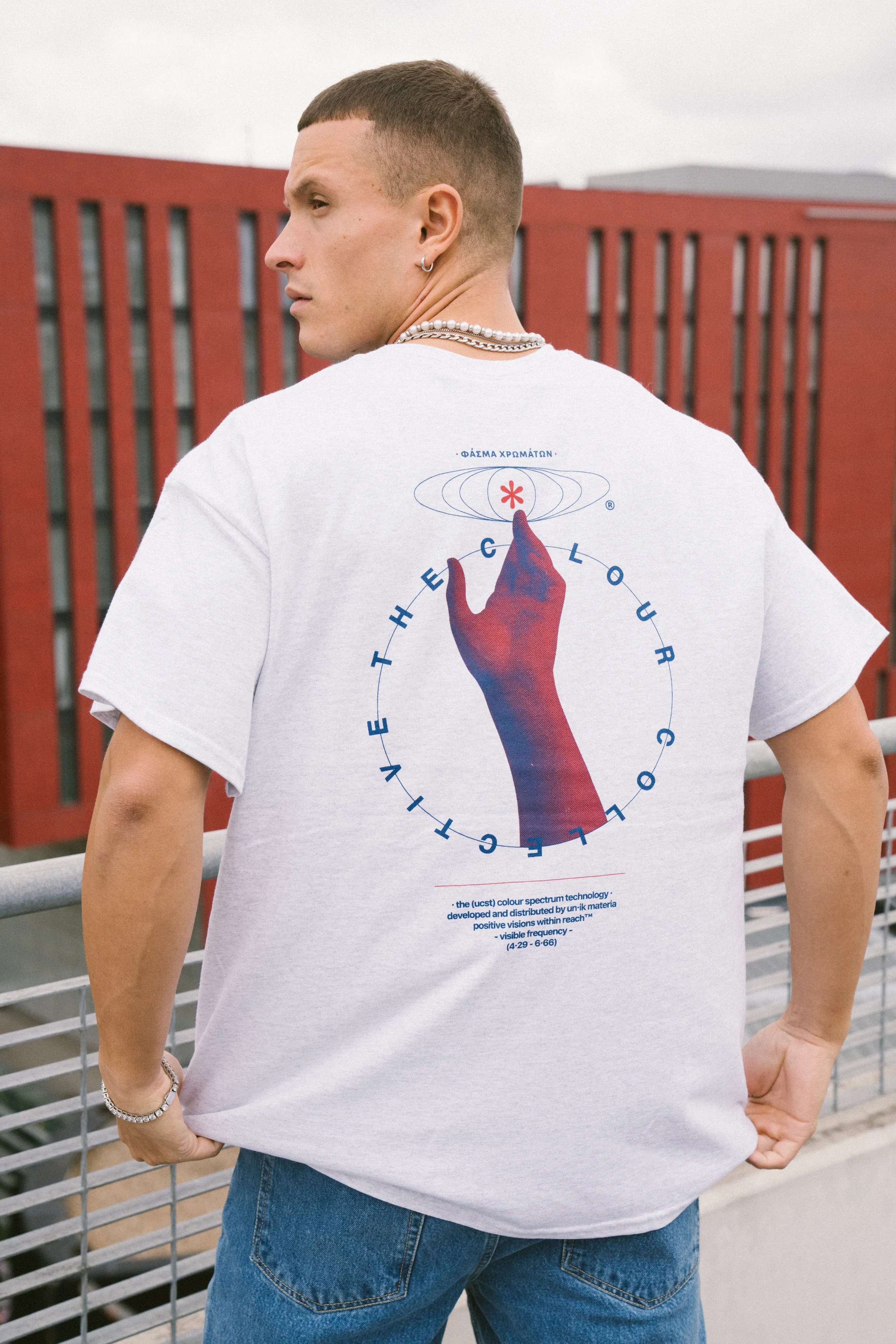 Colour Collective 'Reach' Tee - Ash