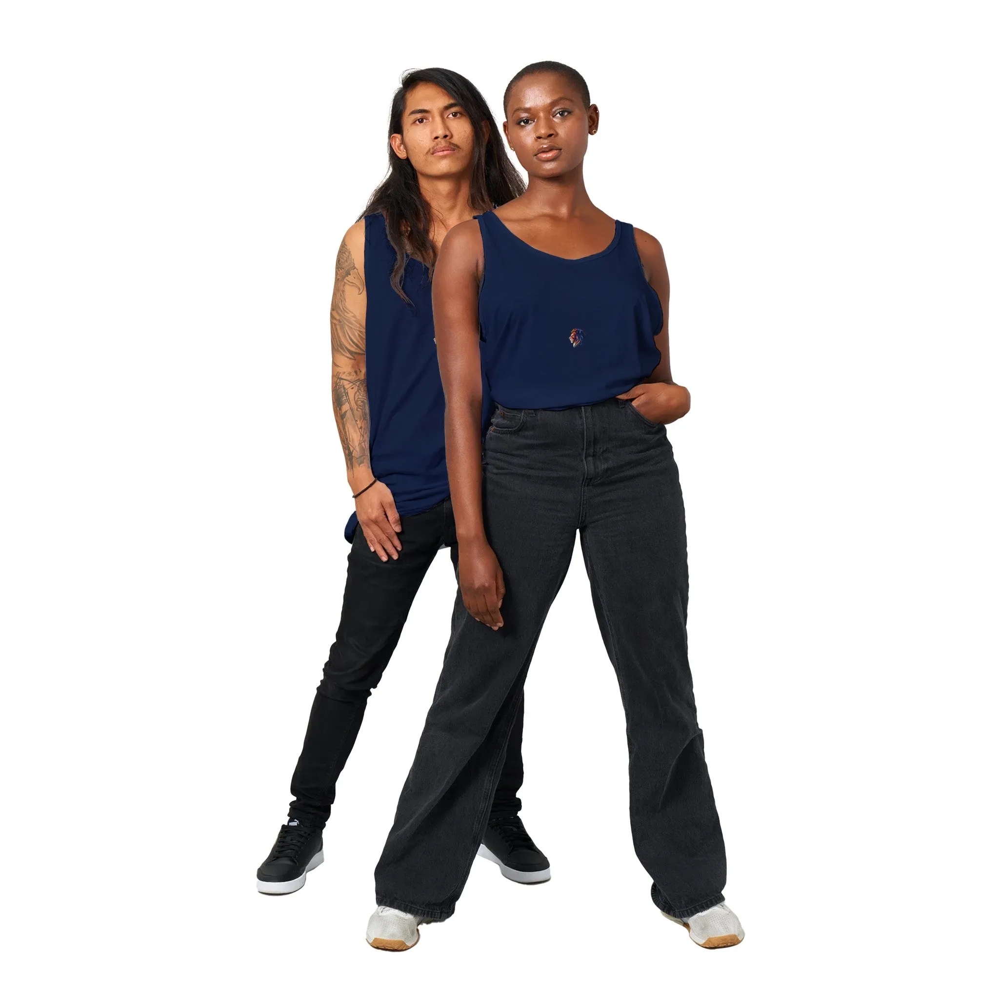 Designer Tank Top? Here it is.. Exclusively curated with Pure Posh-Cotton. Embroidered Apparel.Rich Finish. Extravagant Quality. RoarWave