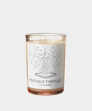 D.S. & DURGA Portable Fireplace 7 oz. Candle