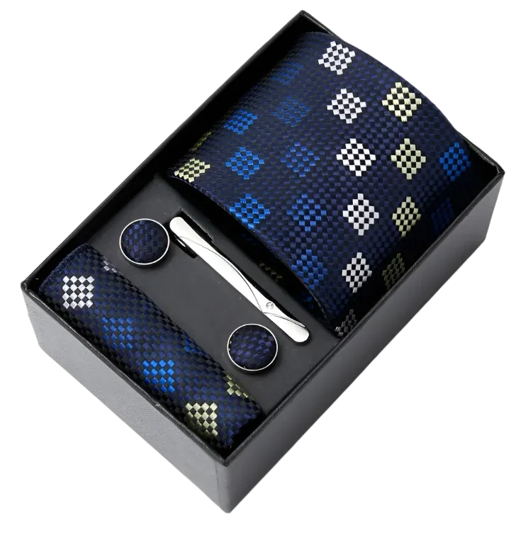 Men's Necktie Cufflinks Men Gift Box Set | Suitable Collection