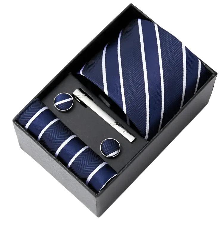Men's Necktie Cufflinks Men Gift Box Set | Suitable Collection