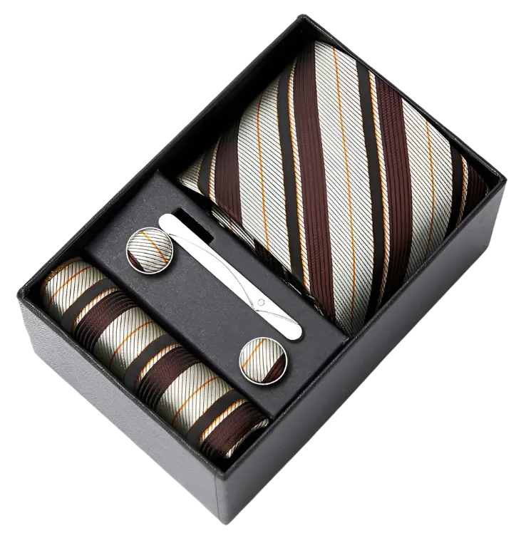 Men's Necktie Cufflinks Men Gift Box Set | Suitable Collection