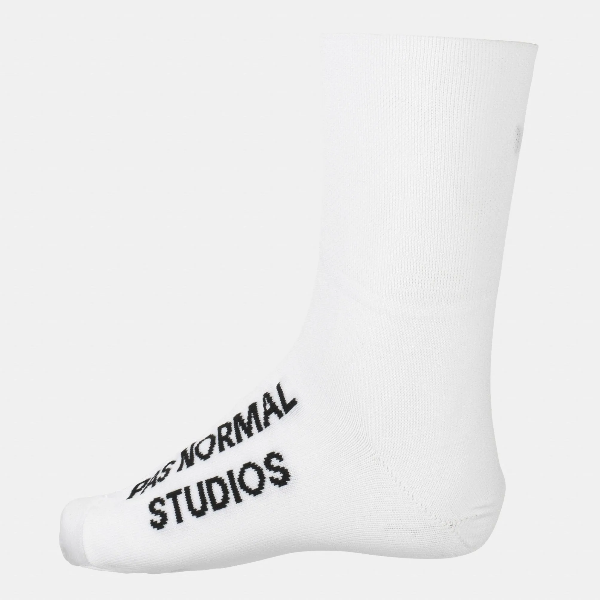PNS Logo Oversocks White