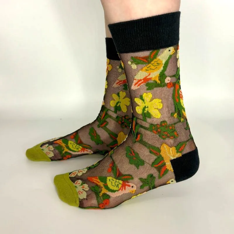 SOCKS Flower Field | Pear Sheer