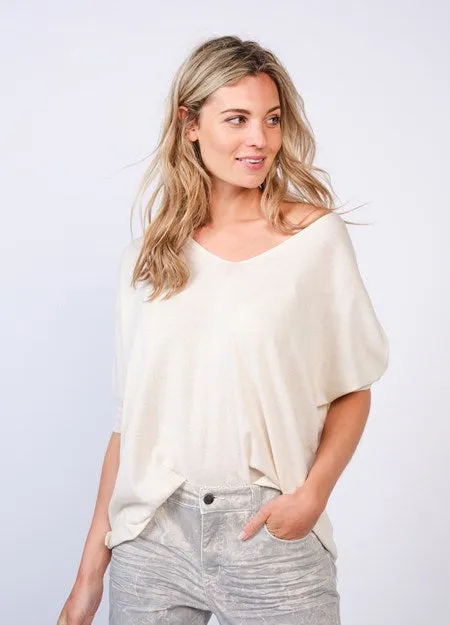 Summum Sweater V Neck full Needle Thread Knit